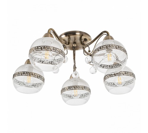 Потолочная люстра MyFar MR1651-5C Frank