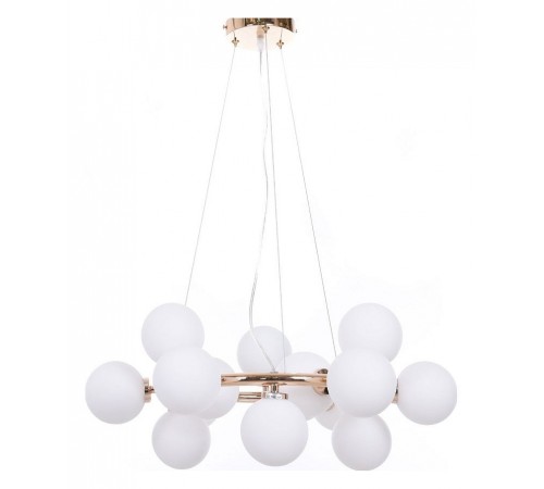 Подвесная люстра LUMINA DECO LDP 6033-15 GD Marsiada