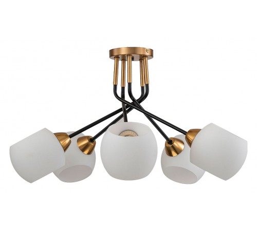 Люстра на штанге Escada 2113/5P Copper/Black Bond