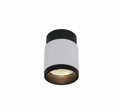 Накладной светильник iLedex 1955-10W-3000K-36 BK+WH Delta