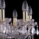 Подвесная люстра Bohemia Ivele Crystal 1402/10/240/G/Leafs 1402