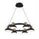 Подвесная люстра Indigo 11059/6P Black Traforo