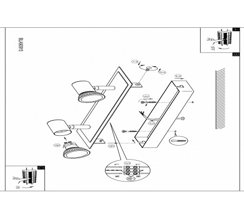 Спот Eglo 90915 Rottelo