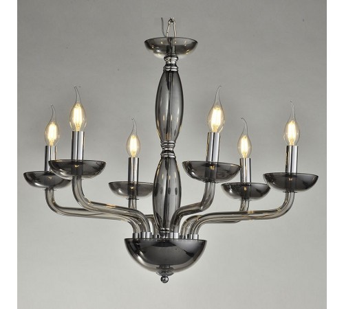 Подвесная люстра Newport 12606/S smoke 12600