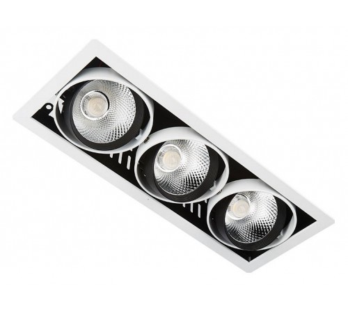 Встраиваемый светильник Ambrella T813 BK/CH 3*12W 4200K Classic T81
