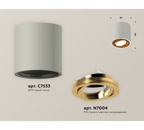 Накладной светильник Ambrella Light XS7533004 XS