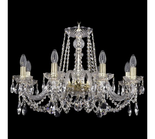 Подвесная люстра Bohemia Ivele Crystal 1402/8/240/G 1402