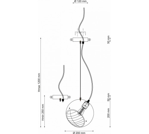 Подвесной светильник Lucia Tucci NARNI 1942.1 gray-green Narni 3