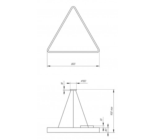 Подвесной светильник Эра Б0050577 Delta