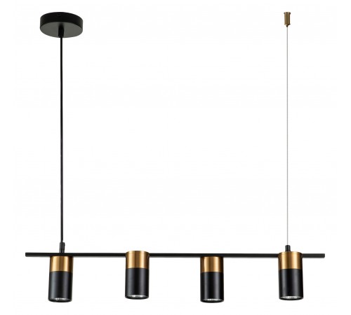 Подвесной светильник Indigo 11014/4P Black Liberta