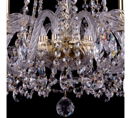 Подвесная люстра Bohemia Ivele Crystal 1402/8/240/G 1402