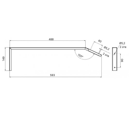 Основание на штанге Feron 48158 ДС-05