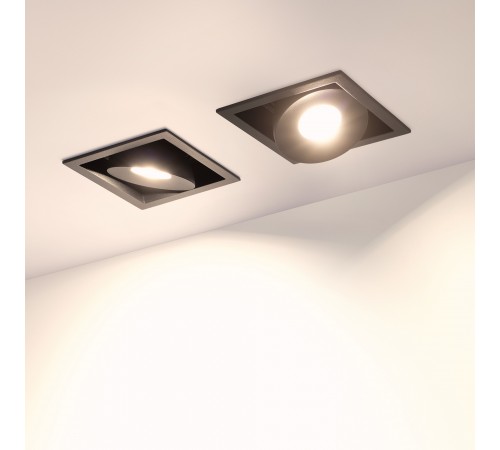 Встраиваемый светильник Arlight 028149 CL-SIMPLE-S80x80-9W Warm3000 (BK, 45 deg)