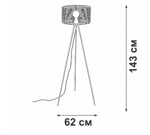 Торшер Vitaluce V3099-1/1P V3099
