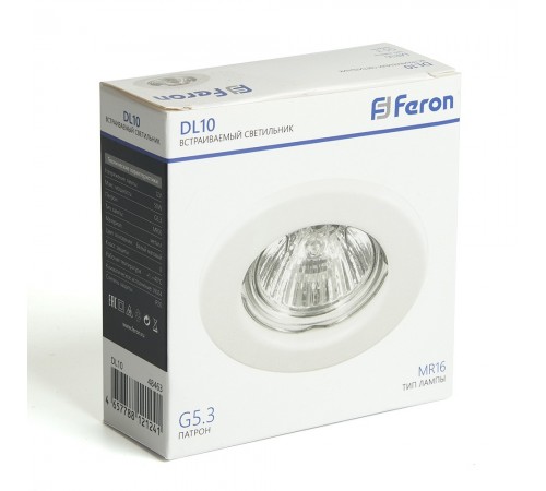 Встраиваемый светильник Feron 48463 DL10
