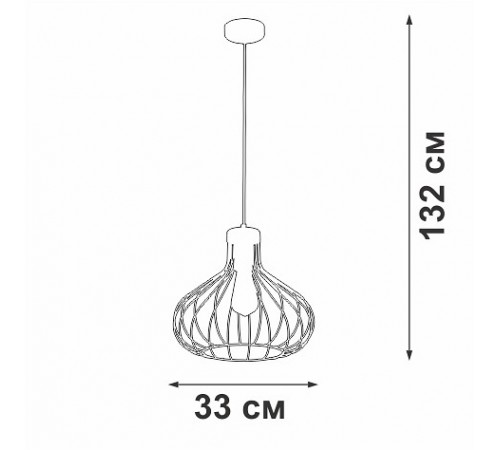 Подвесной светильник Vitaluce V2851-1/1S V2851