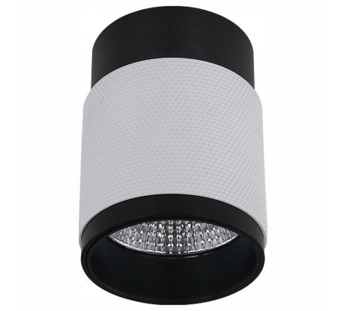 Накладной светильник iLedex 1955-10W-3000K-36 BK+WH Delta