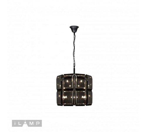 Подвесной светильник iLamp 10490-5+5P BK Panorama