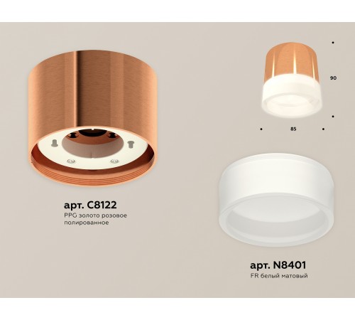 Накладной светильник Ambrella Light XS8122010 XS