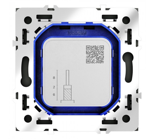 ТВ-розетка и SAT-розетка оконечная без рамки Voltum VLS060407 S70