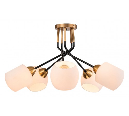 Люстра на штанге Escada 2113/5P Copper/Black Bond