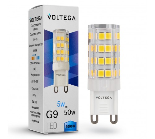 Лампа светодиодная Voltega 7186 Capsule G9