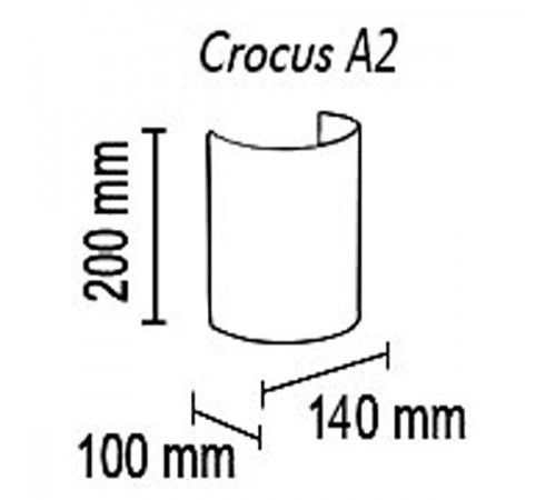 Накладной светильник TopDecor Crocus Glade A2 10 334g Crocus Glade