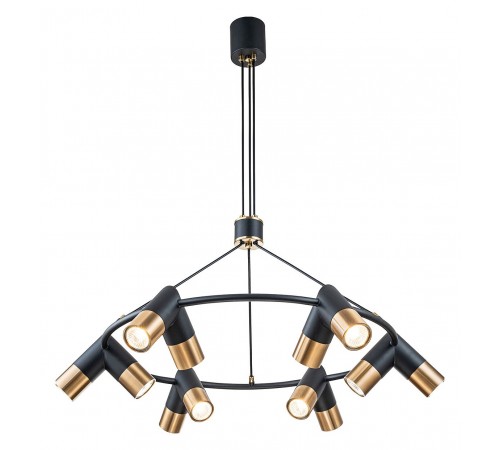 Подвесная люстра Indigo 11036/12P Black Doppio