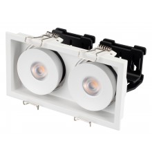 Встраиваемый светильник Arlight 028150 CL-SIMPLE-S148x80-2x9W Day4000 (WH, 45 deg)