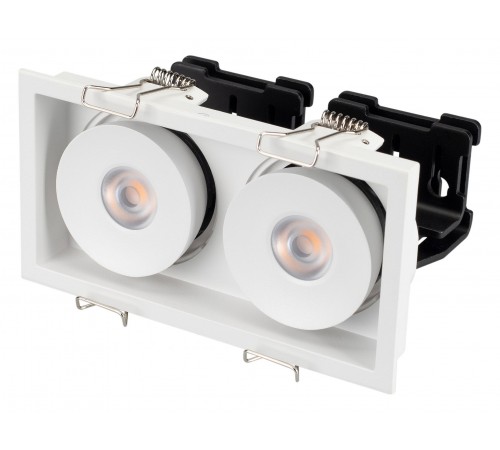 Встраиваемый светильник Arlight 028150 CL-SIMPLE-S148x80-2x9W Day4000 (WH, 45 deg)