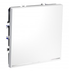 Выключатель одноклавишный с подсветкой без рамки Voltum VLS010202 S70