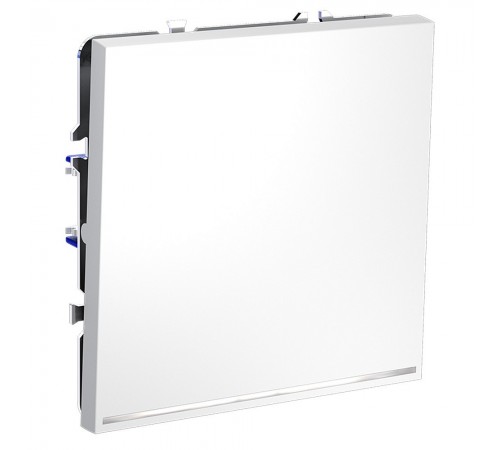 Выключатель одноклавишный с подсветкой без рамки Voltum VLS010202 S70