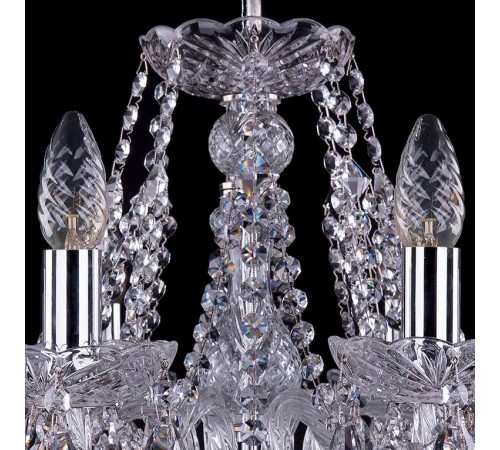 Подвесная люстра Bohemia Ivele Crystal 1413/8/200/Ni 1413