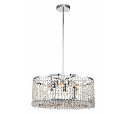 Люстра на штанге Indigo 12005/6R Chrome Sfarzo