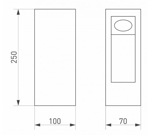 Наземный высокий светильник Arlight 029975 Mark