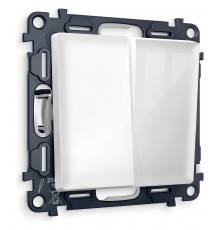 Выключатель проходной двухклавишный Ambrella Volt MA103020 Quant