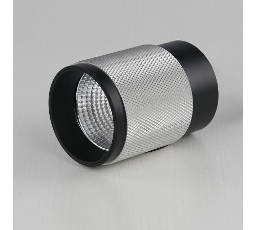 Накладной светильник iLedex Technical 1955-10W-3000K-36 BK+SL Delta