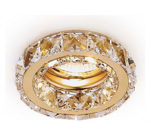 Встраиваемый светильник Ambrella Light K112 CL/G Crystal K112