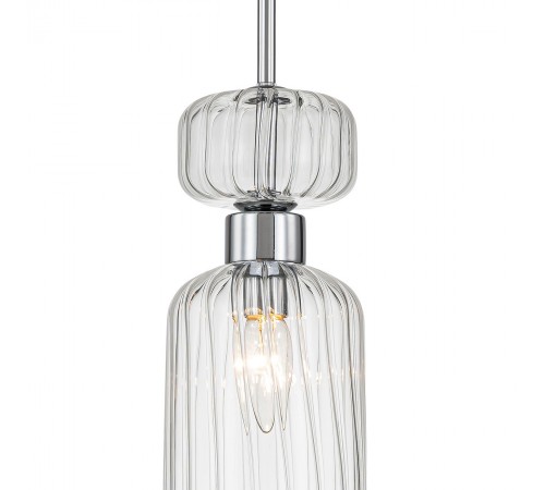 Подвесной светильник Escada 1141/1S Chrome/Clear Gloss