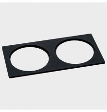 Рамка на 2 светильника Italline IT06-6016 black FR2 IT06-6016