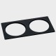 Рамка на 2 светильника Italline IT06-6016 black FR2 IT06-6016