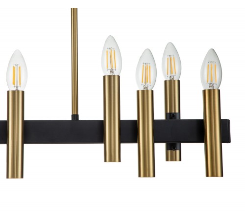 Люстра на штанге Indigo 13009/12PL Black Cero