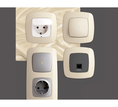 Рамка на 4 поста Ambrella Volt OF140304 Ecta