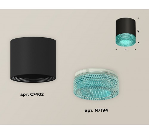 Накладной светильник Ambrella Light XS7402013 XS