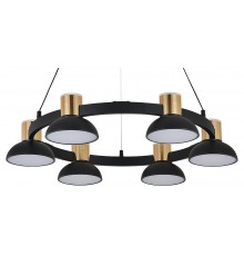 Подвесная люстра Indigo 11059/6P Black Traforo
