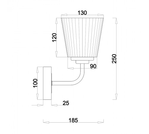 Бра Escada 685/1A Noble