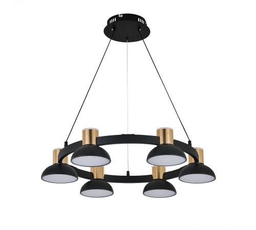 Подвесная люстра Indigo 11059/6P Black Traforo