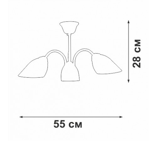Люстра на штанге Vitaluce V3336-0/3PL V3336
