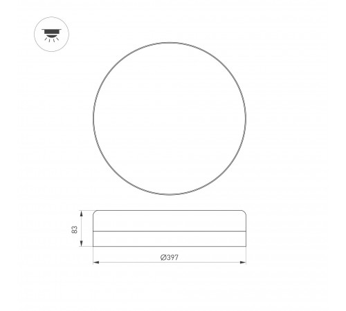 Накладной светильник Arlight 036669 SMURF