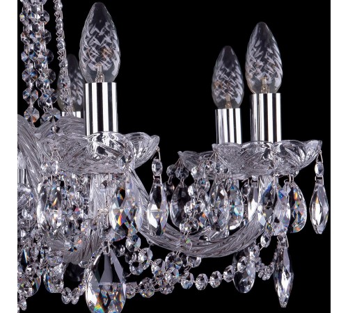 Подвесная люстра Bohemia Ivele Crystal 1402/8/240/Ni 1402
